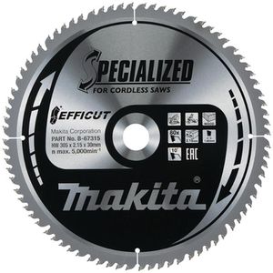 Kreissägeblatt Makita B-67315, EFFICUT
