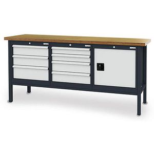 Produktbild für Werkbank Simplaflex CL666341KW20, lichtgrau