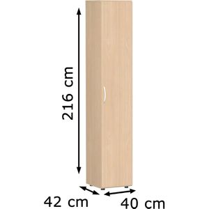 Produktbild für Aktenschrank Geramöbel Flex, aus Holz