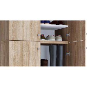Produktbild für Schuhschrank VCM Lona XXL, sonoma eiche