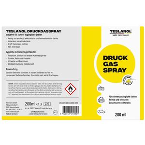 Produktbild für Druckluftspray Teslanol Druckgasspray