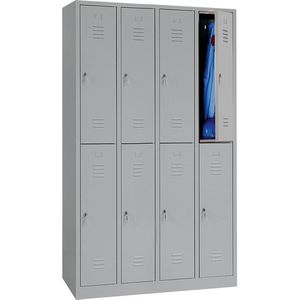 Produktbild für Spind G-Office WRC.8.195117, lichtgrau