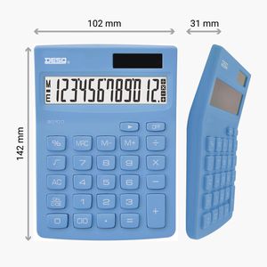 Produktbild für Taschenrechner DESQ New Generation Compact 3010016, hellblau