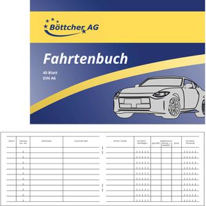 Produktbild für Fahrtenbuch Böttcher-AG A6 quer