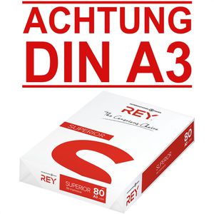 Kopierpapier Rey Superior, A3