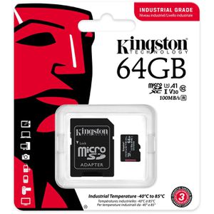 Produktbild für Micro-SD-Karte Kingston Industrial SDCIT2/64GB, 64GB