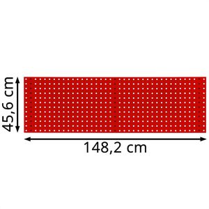 Produktbild für Werkzeugwand ADB 23034, rot, aus Metall