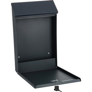 Produktbild für Briefkasten SafePost ScanPro 958 RAL 7016 anthrazit, aus Stahl