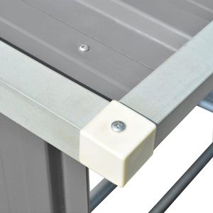Produktbild für Holzunterstand vidaXL Holzlagerschuppen, grau