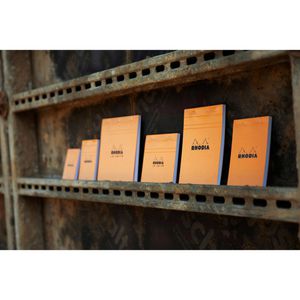 Produktbild für Notizblock Rhodia 15600C, orange, A5