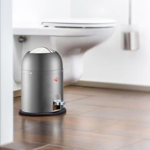 Produktbild für Mülleimer Wesco Minimaster 180112-77, graphit matt