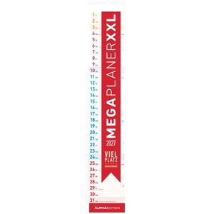 Streifenkalender Alpha 163201, Megaplaner XXL
