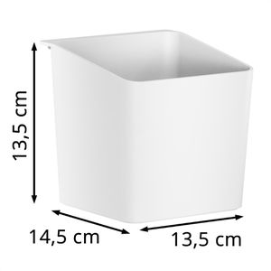 Produktbild für Übertopf Tesa Kräutertopf, weiß, 14 x 15 x 14 cm