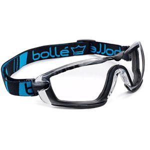 Schutzbrille Bolle Cobra Hybrid, schwarz, Vollsichtbrille