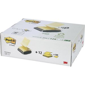 Produktbild für Haftnotizen Post-it Recycled Z-Notes, gelb