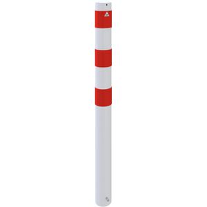 Produktbild für Absperrpfosten Schake 493B, rot/weiß, aus Metall
