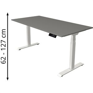 Produktbild für Schreibtisch Kerkmann Move 1 stable, graphit / weiß