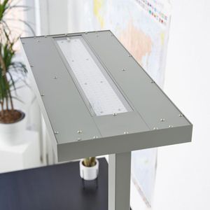 Produktbild für Stehlampe LEDmaxx Lara Up&amp;Down LED, silber, 195 cm