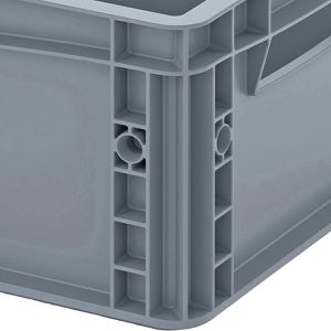 Produktbild für Eurobox AUER EG 43/17, grau, 15 Liter