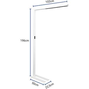Produktbild für Stehlampe Maul Maulsirius, LED, weiß, 196 cm