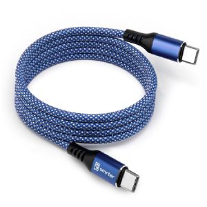 Produktbild für Ladekabel smrter Magneto C2C, blau, 1m