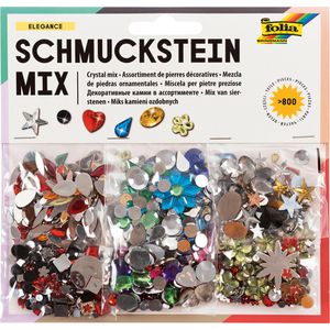 Bastelset Folia 12519 Schmuckstein-Mix Elegance