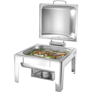 Produktbild für Chafing-Dish Hendi ProfiLine, silber satiniert, mit Brennpaste