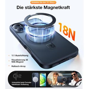Produktbild für Handyhülle Torras Ostand Series, MagSafe, schwarz