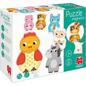 Puzzle Goula 455245, Bauernhof-Tiere
