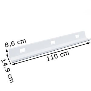 Produktbild für Kabelwanne Actiforce Fix FG0080, weiß