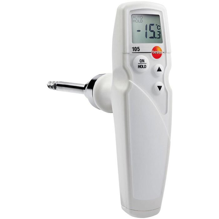 Testo Einstichthermometer 105 digital, -50 bis 275°C, HACCP,  Gefriergut-Sonde 9,5 cm – Böttcher AG
