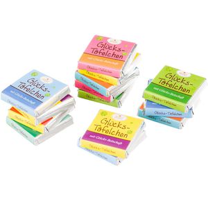 Produktbild für Minischokolade Heidel Glücks Botschaften