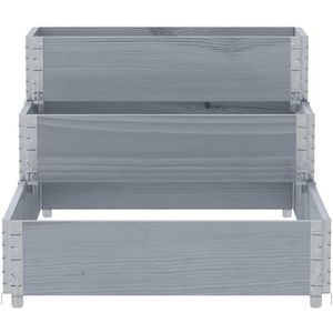 Produktbild für Palettenaufsatz vidaXL 4010311, grau, Holz
