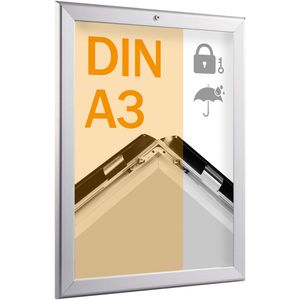 Klapprahmen Sprintis Security, 32 mm Profil, DIN A3