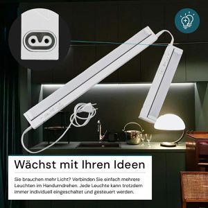 Produktbild für LED-Unterbauleuchte Luxula LX300323, warm- bis tageslichtweiß