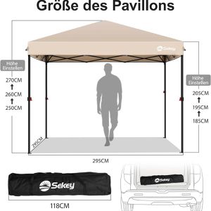 Produktbild für Pavillon Sekey GZ87, creme