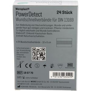 Produktbild für Pflaster Wero PowerDetect Wundpflaster, 24 Stück