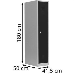 Produktbild für Spind Lüllmann 515118, anthrazit