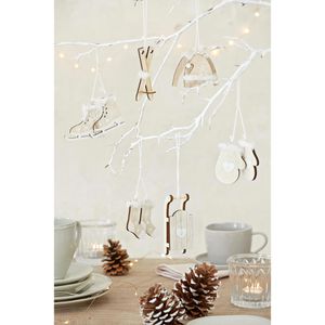 Produktbild für Weihnachtsbaumschmuck Heitmann-Deco 1008716, natur, 7-10 cm