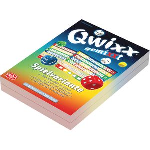 Produktbild für Spielblock NSV 418343, Qwixx gemixxt XL, 2 Stück