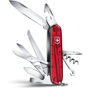 Produktbild für Taschenmesser Victorinox Huntsman 1.3713.T, rot transparent