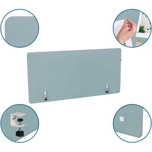 Produktbild für Tischtrennwand hJh-OFFICE 891018, blau