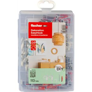 Produktbild für Schrauben-Dübel-Set Fischer 577062, EasyDIY Box Dekoration