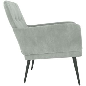 Produktbild für Loungesessel vidaXL 351404, hellgrau