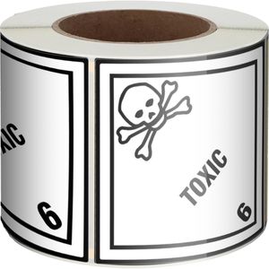 Gefahrgutaufkleber Boxlab Gefahrzettel, Klasse 6.1