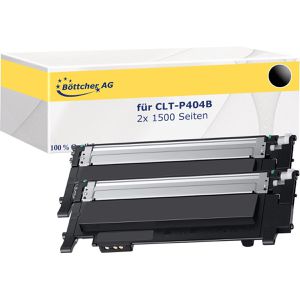 Toner Böttcher-AG für Samsung CLT-P404B Doppelpack