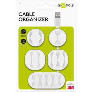 Produktbild für Kabelhalter Goobay 70681 Kabel Clips