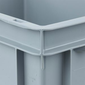 Produktbild für Eurobox Fetra 1309, grau, 12,6 Liter