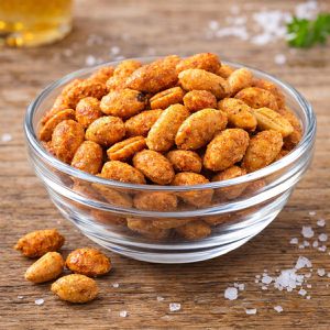 Produktbild für Erdnüsse NoyNuts Spicy Peanuts gesalzen und scharf