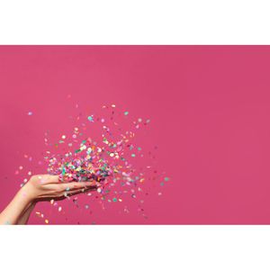 Produktbild für Konfetti Amscan 6522, rund, aus Seidenpapier